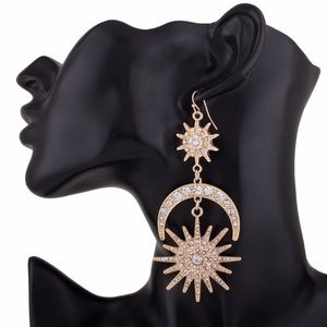 Moon and Star Gorgeous Earrings